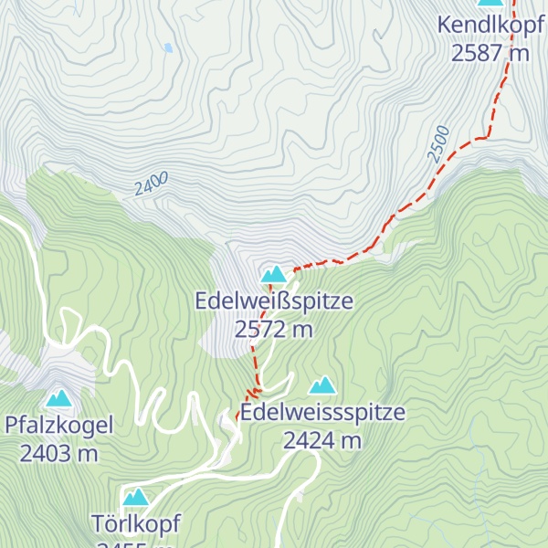 Map of Edelweißspitze