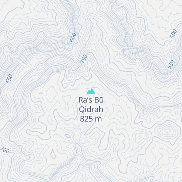 Map of Ra’s Bū Qidrah