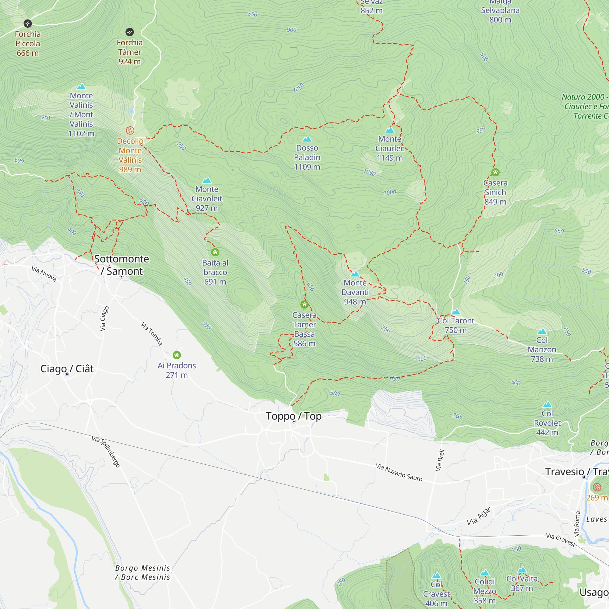 Casera Tamer Bassa map