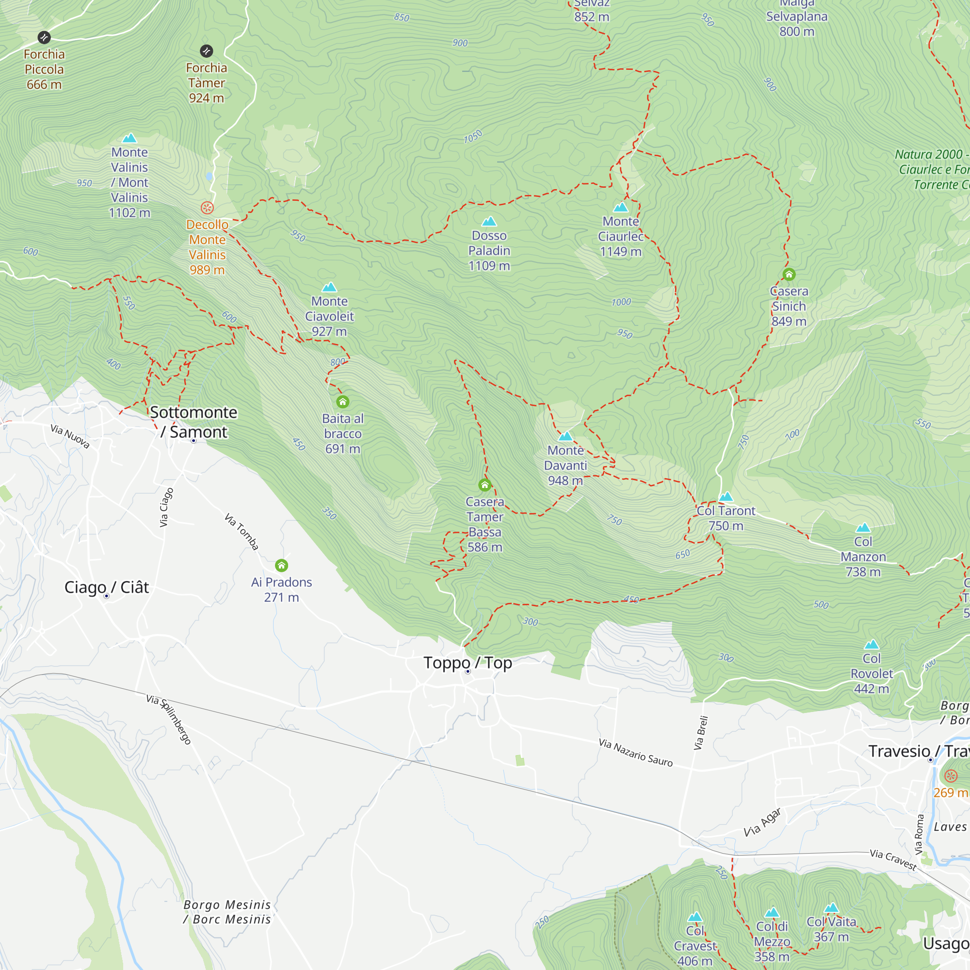 Casera Tamer Bassa map
