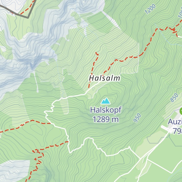 Map of Diensthütte