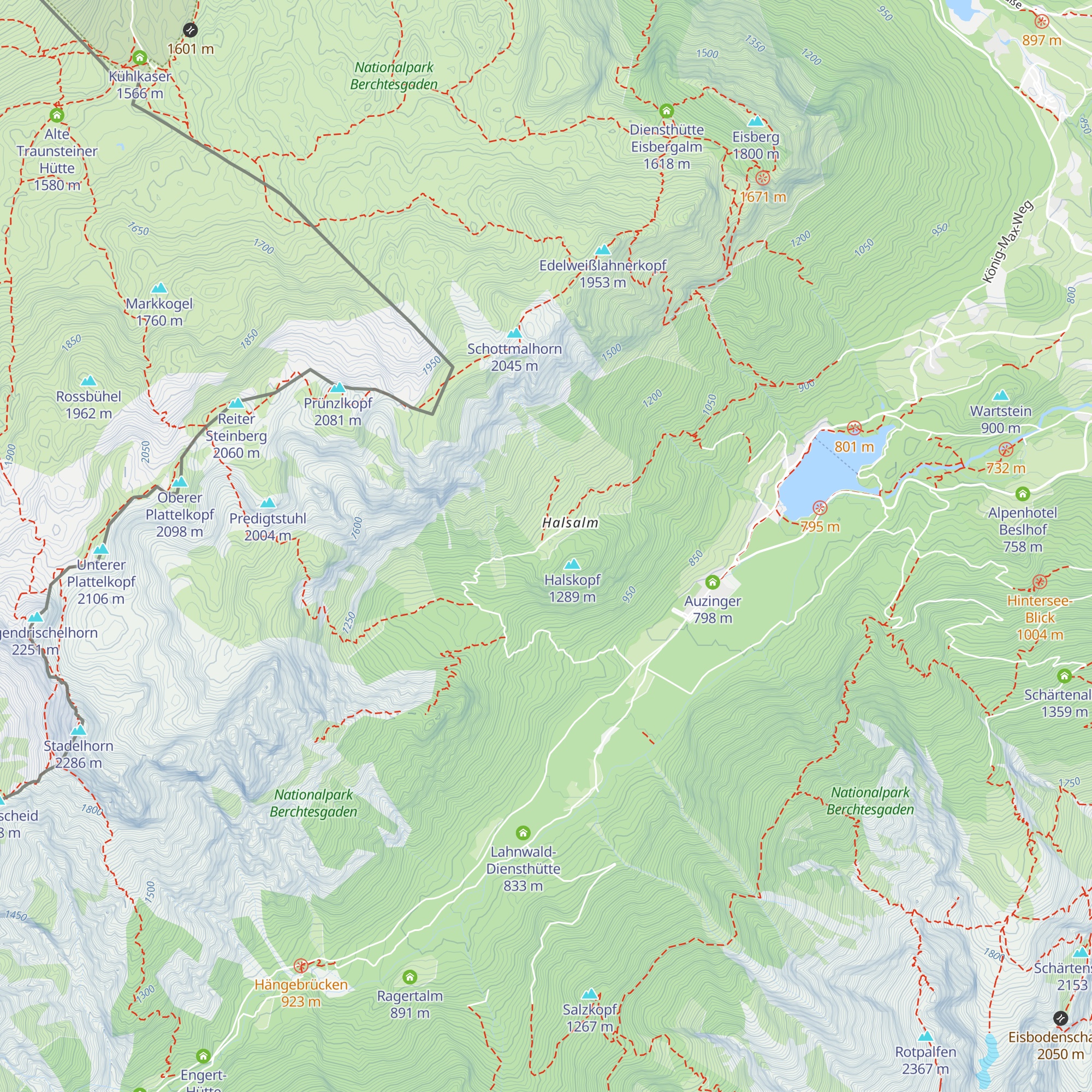 Diensthütte map
