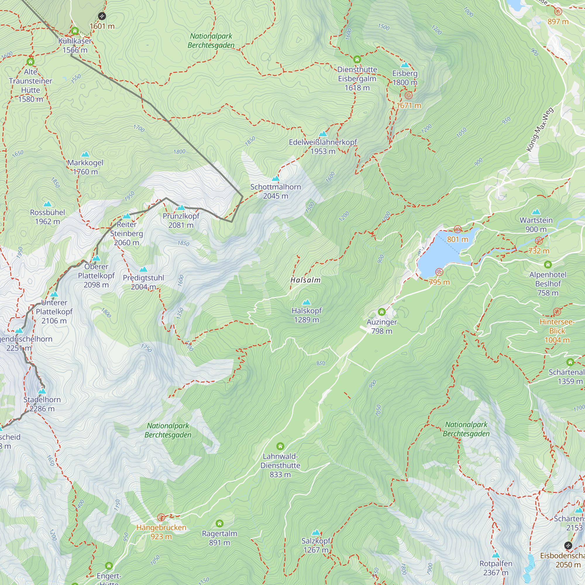 Diensthütte map