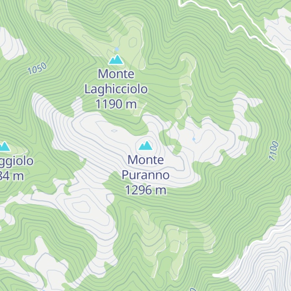 Map of Monte Puranno