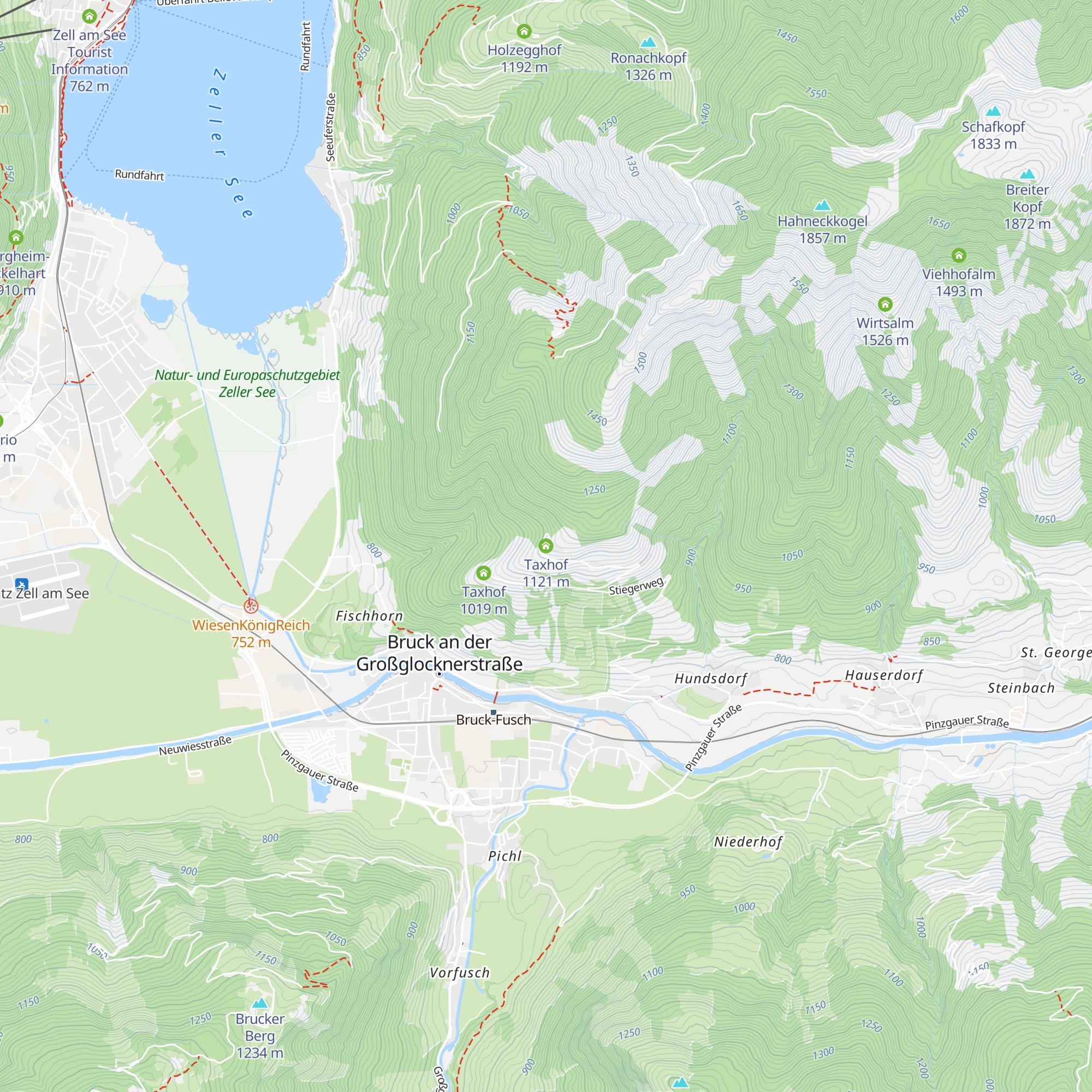 Taxhof map