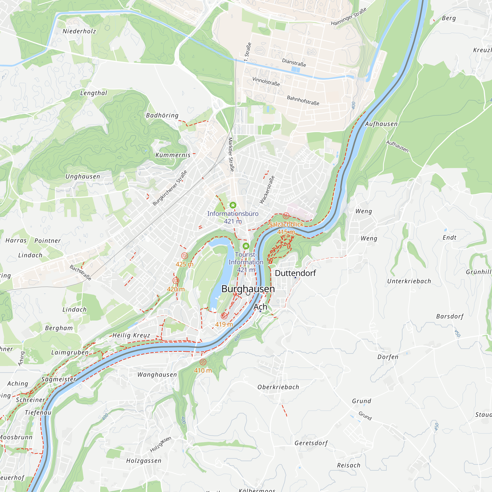 Tourist-Information map