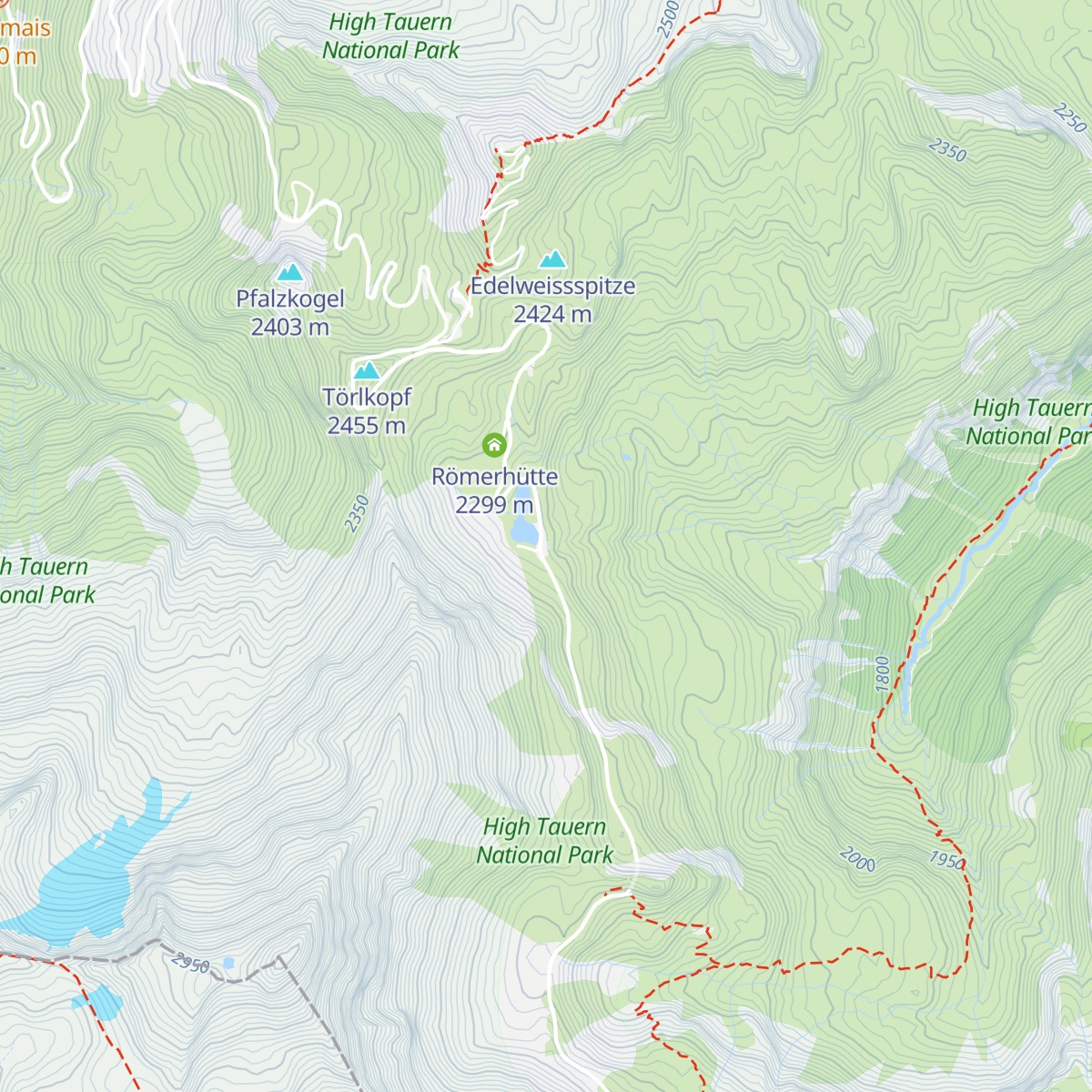 Gasthof Fuscherlacke map