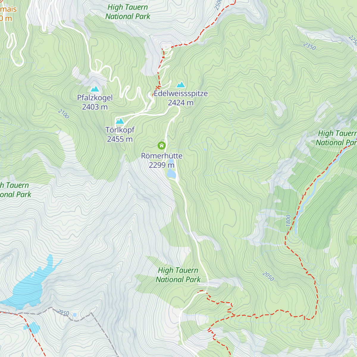Gasthof Fuscherlacke map