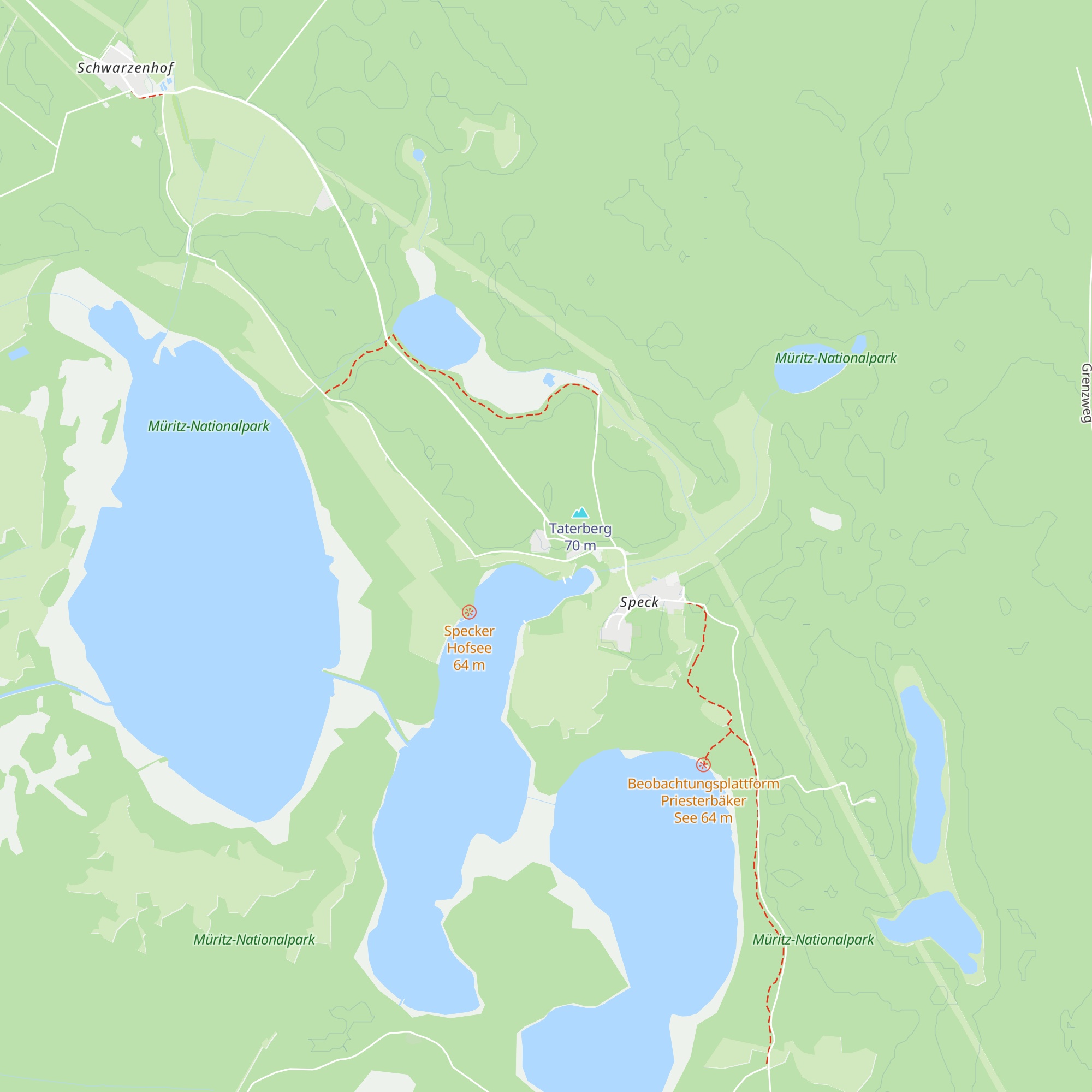 Speck Glashütte map