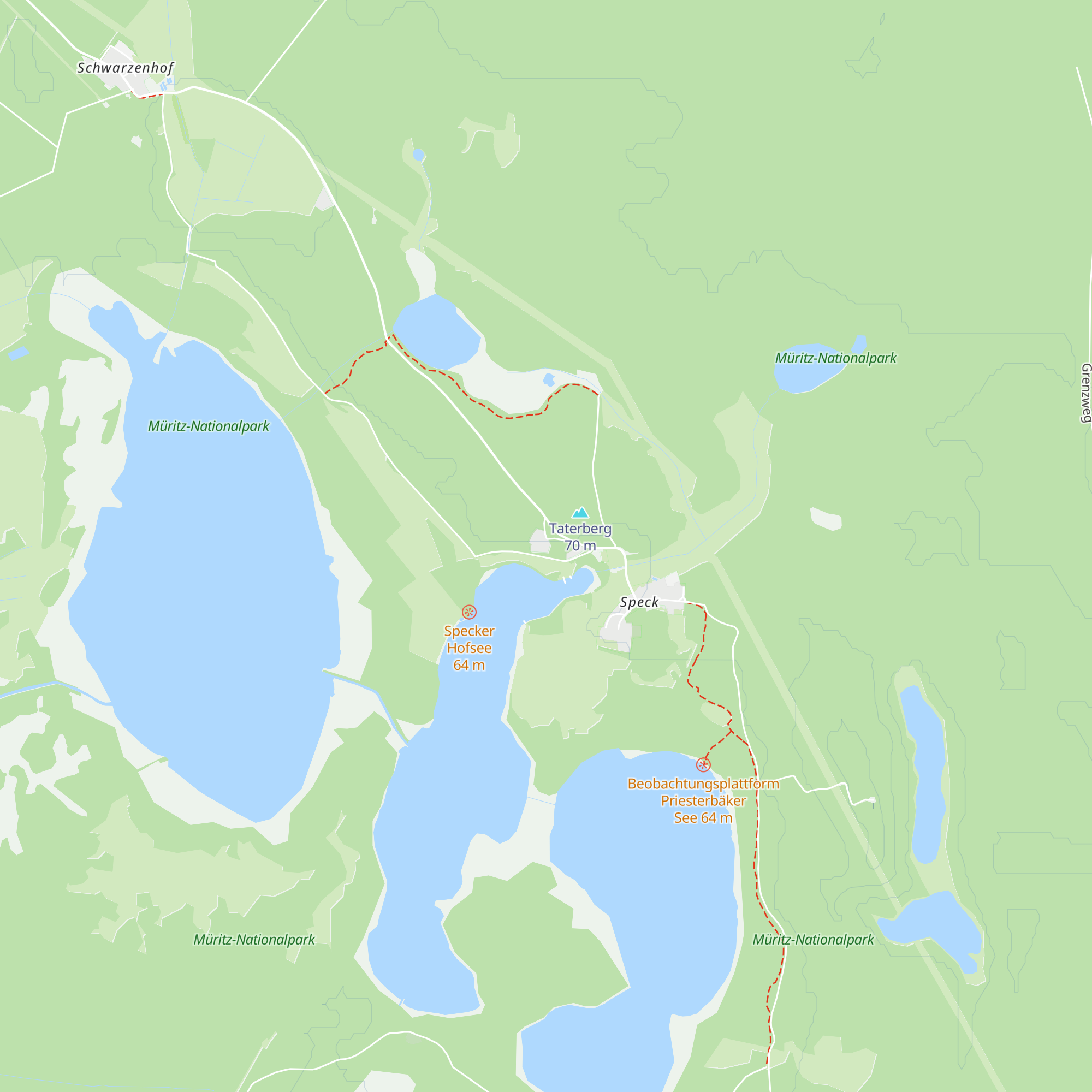 Speck Glashütte map