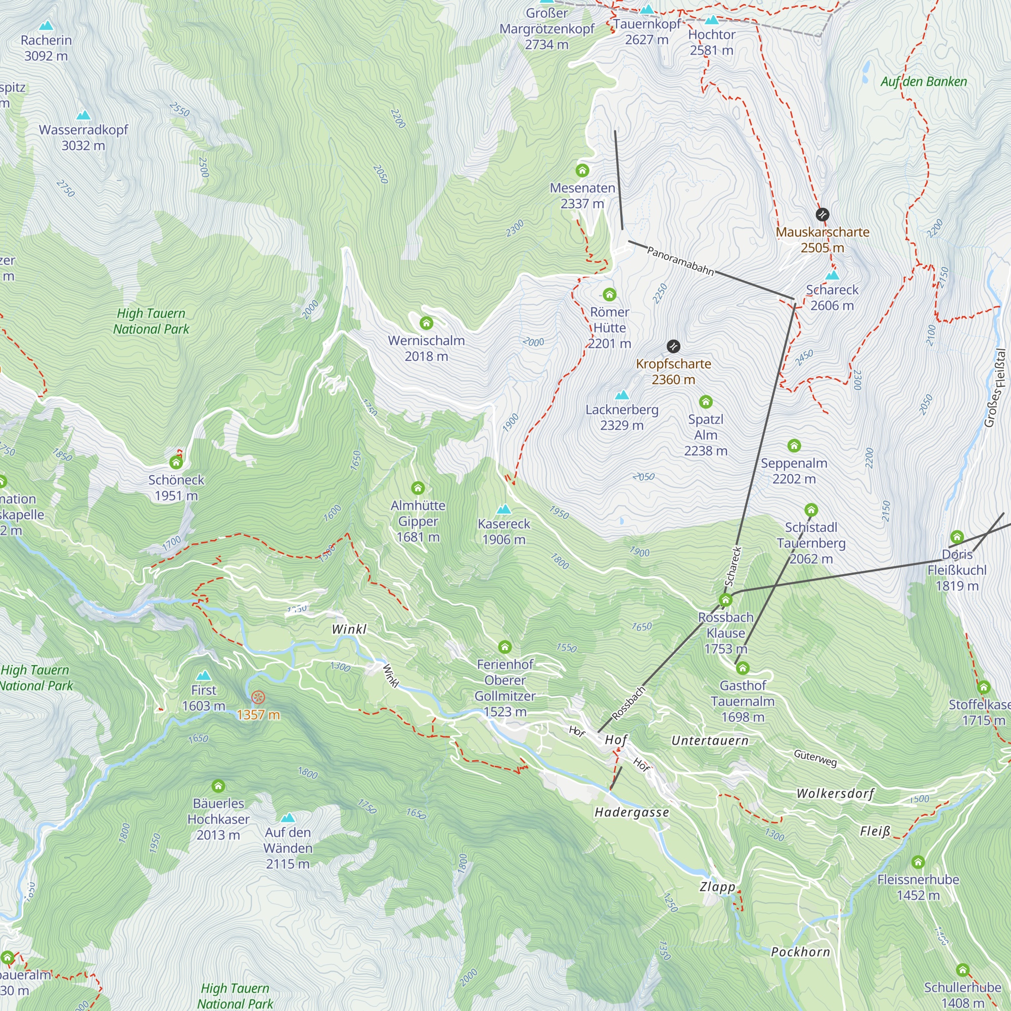 Kasereck map