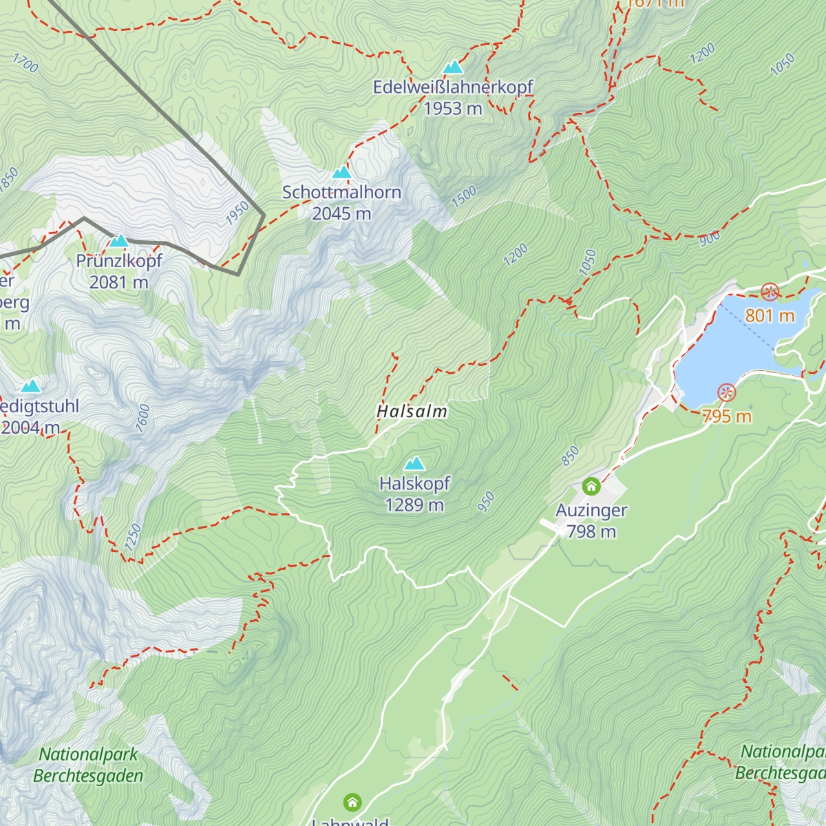 Halsalm map