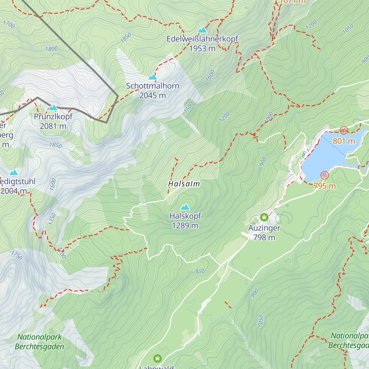 Halsalm map