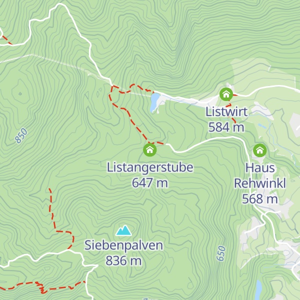 Map of Listangerstube
