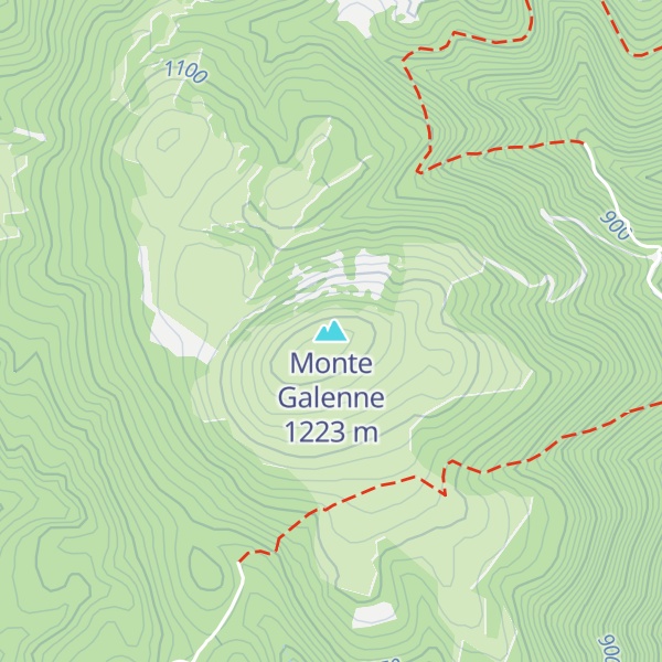 Map of Monte Galenne