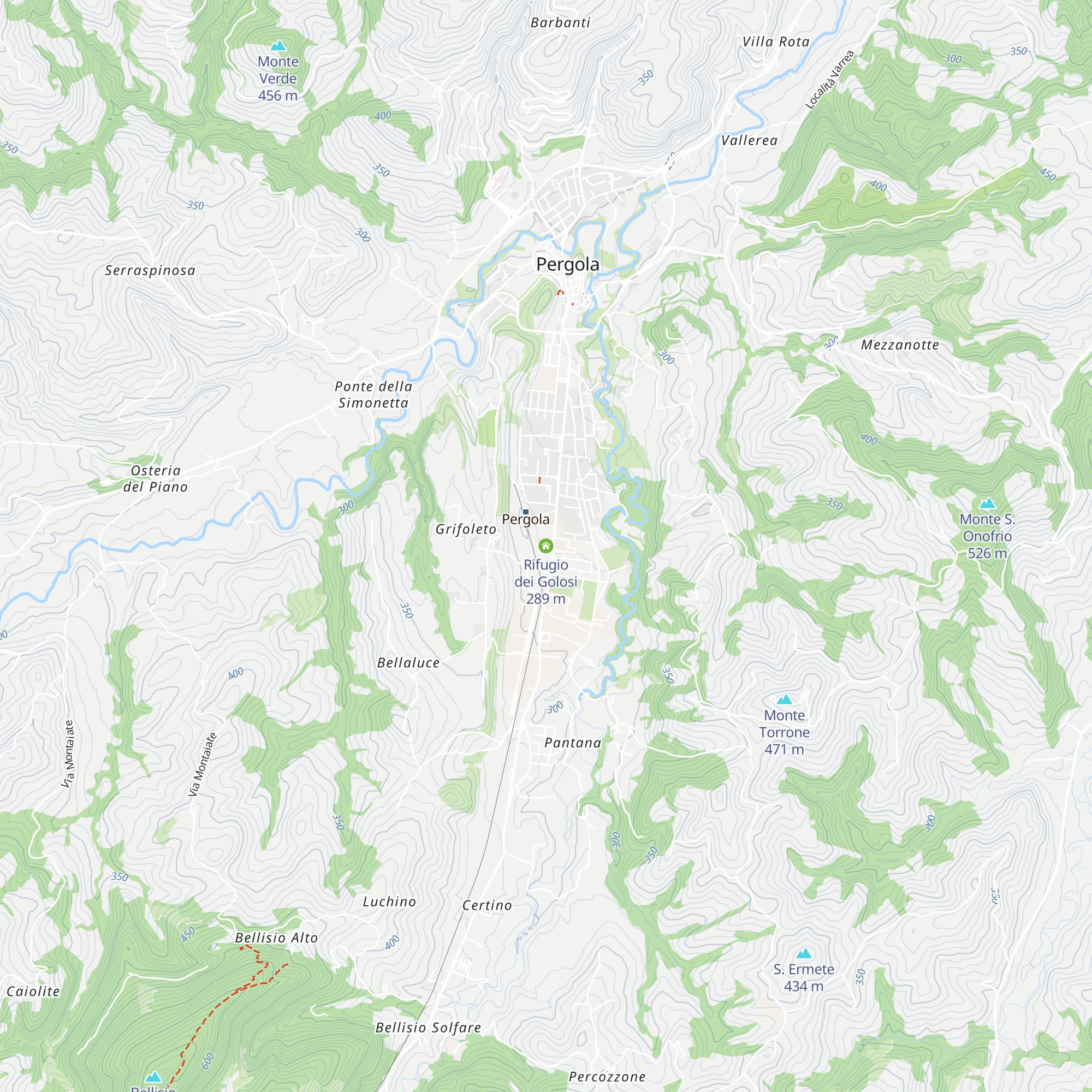 Rifugio dei Golosi map