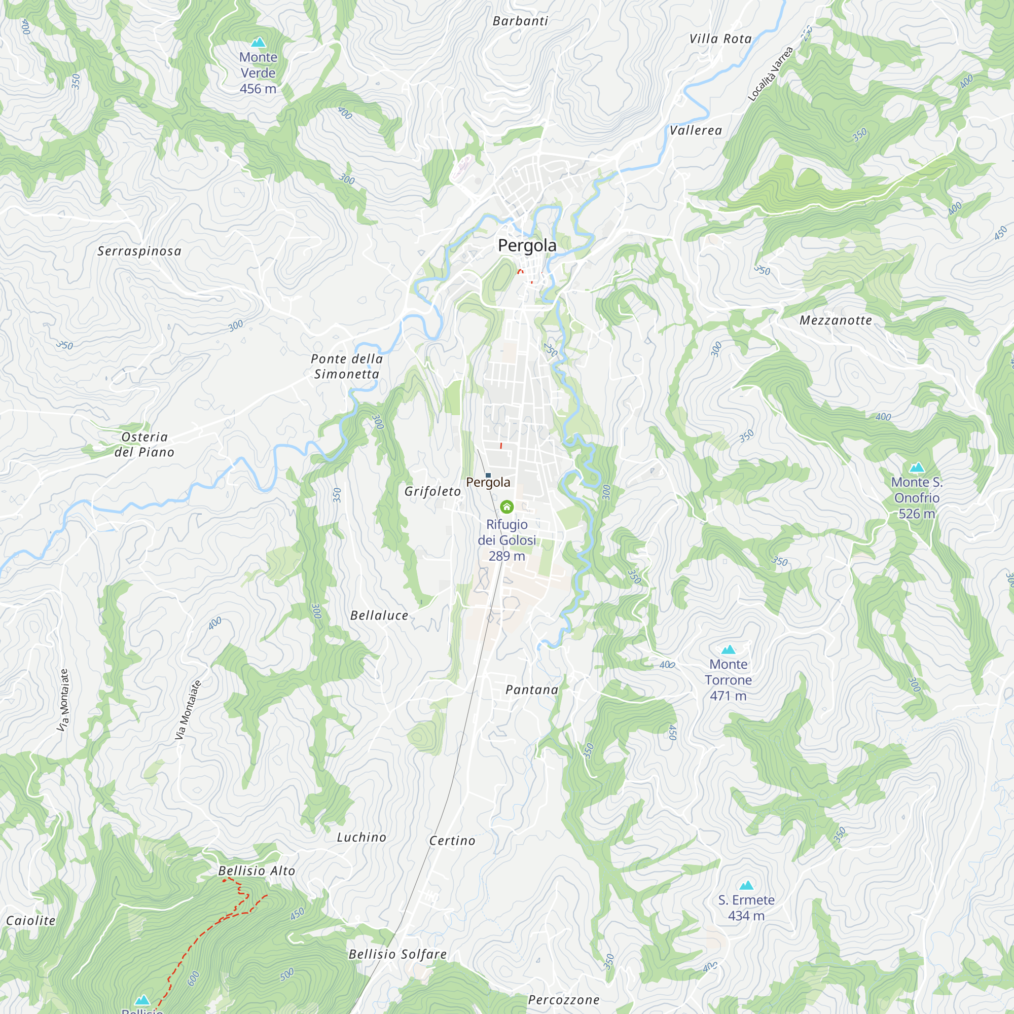 Rifugio dei Golosi map