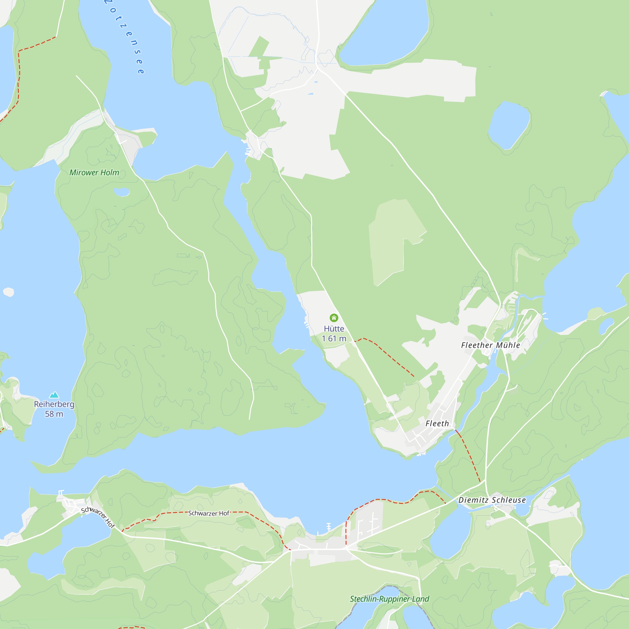Hütte 9 map