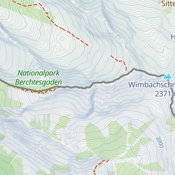 Map of Hochkammerlinghorn