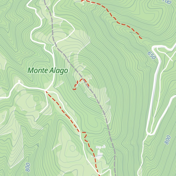 Map of Monte Burella