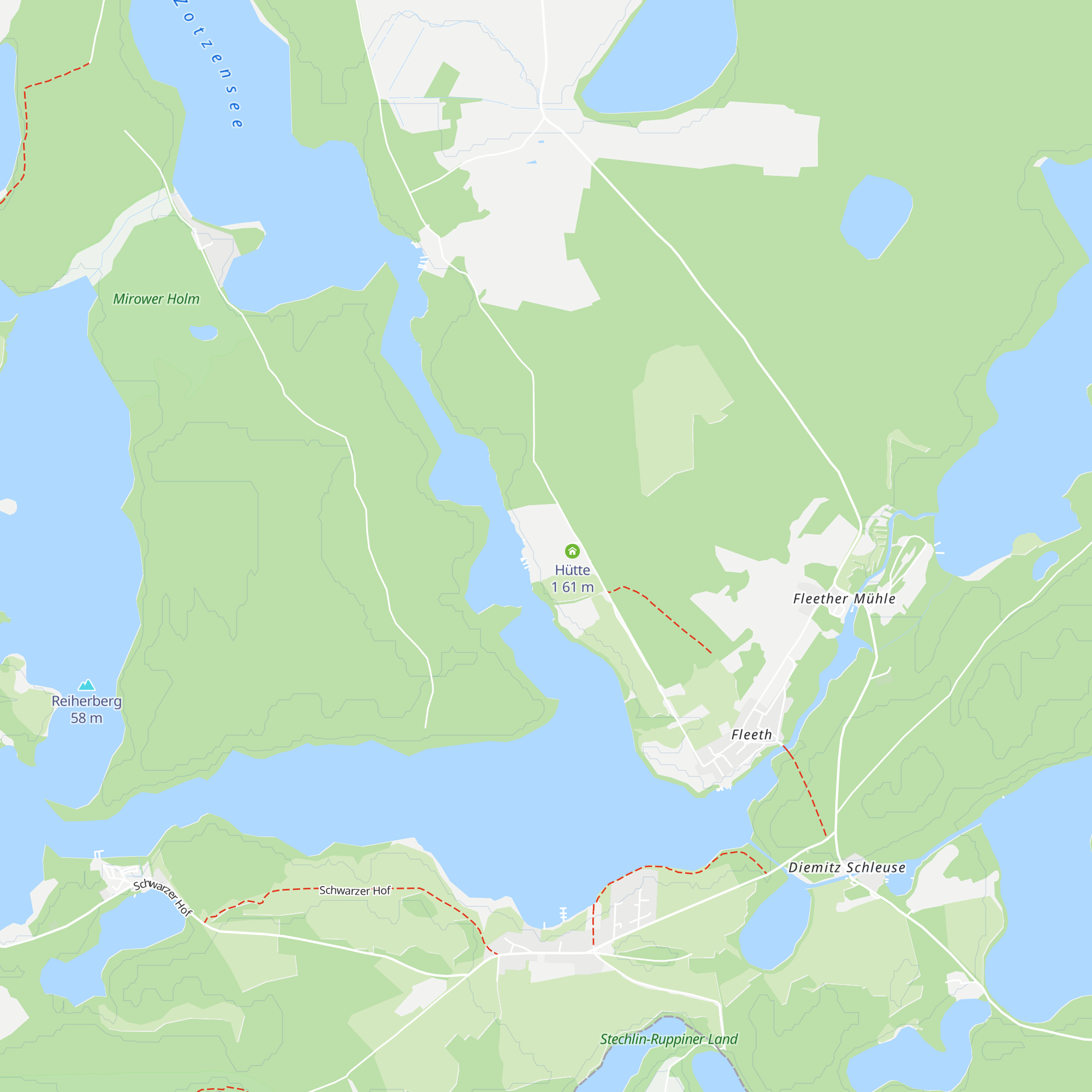 Hütte 8 map