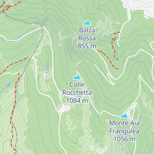 Map of Colle Rocchetta