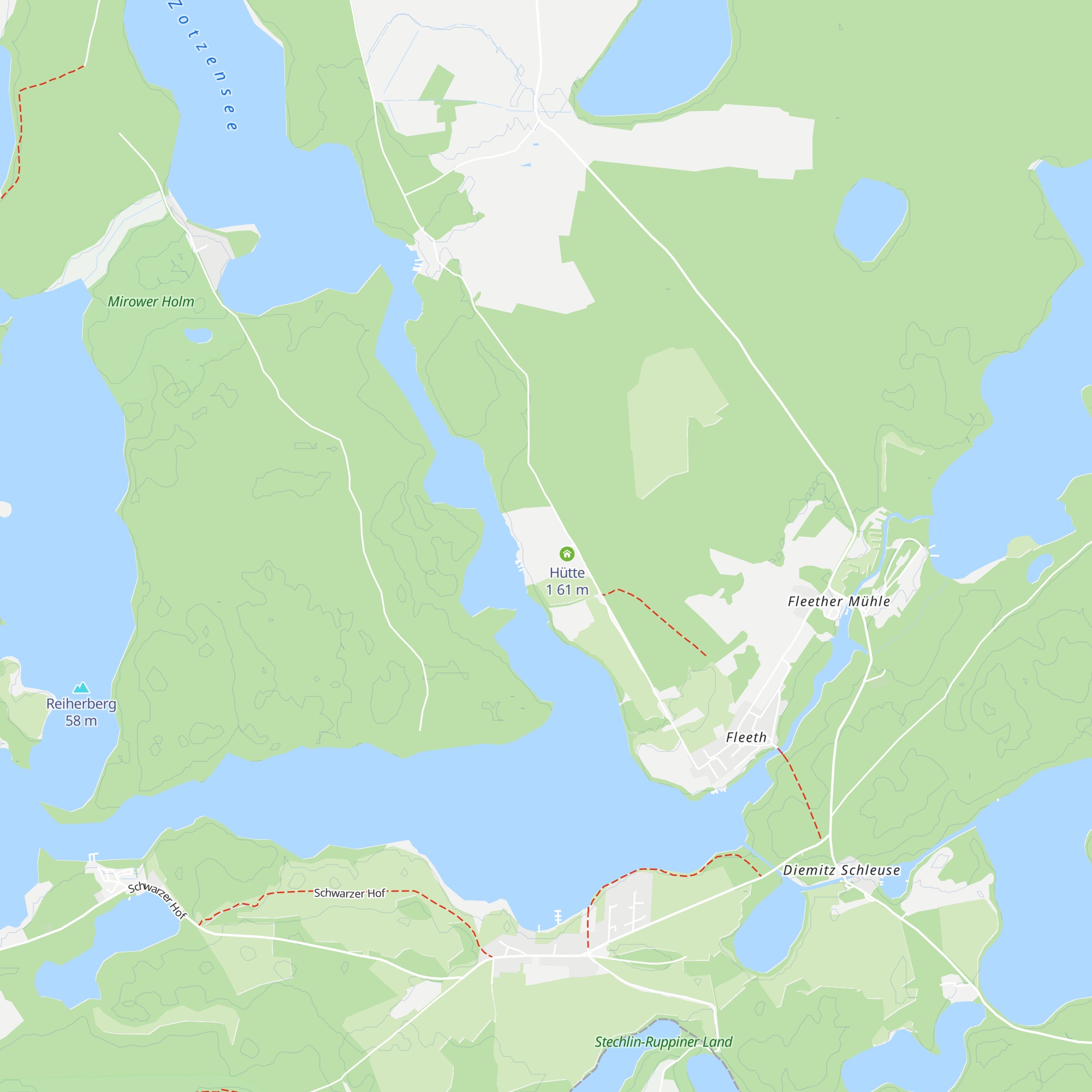 Hütte 6 map