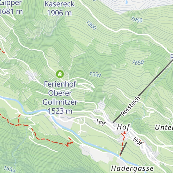 Map of Untere Gollmitzerhube