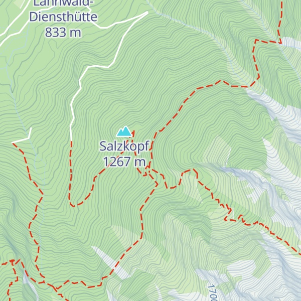 Map of Ofental-Diensthütte