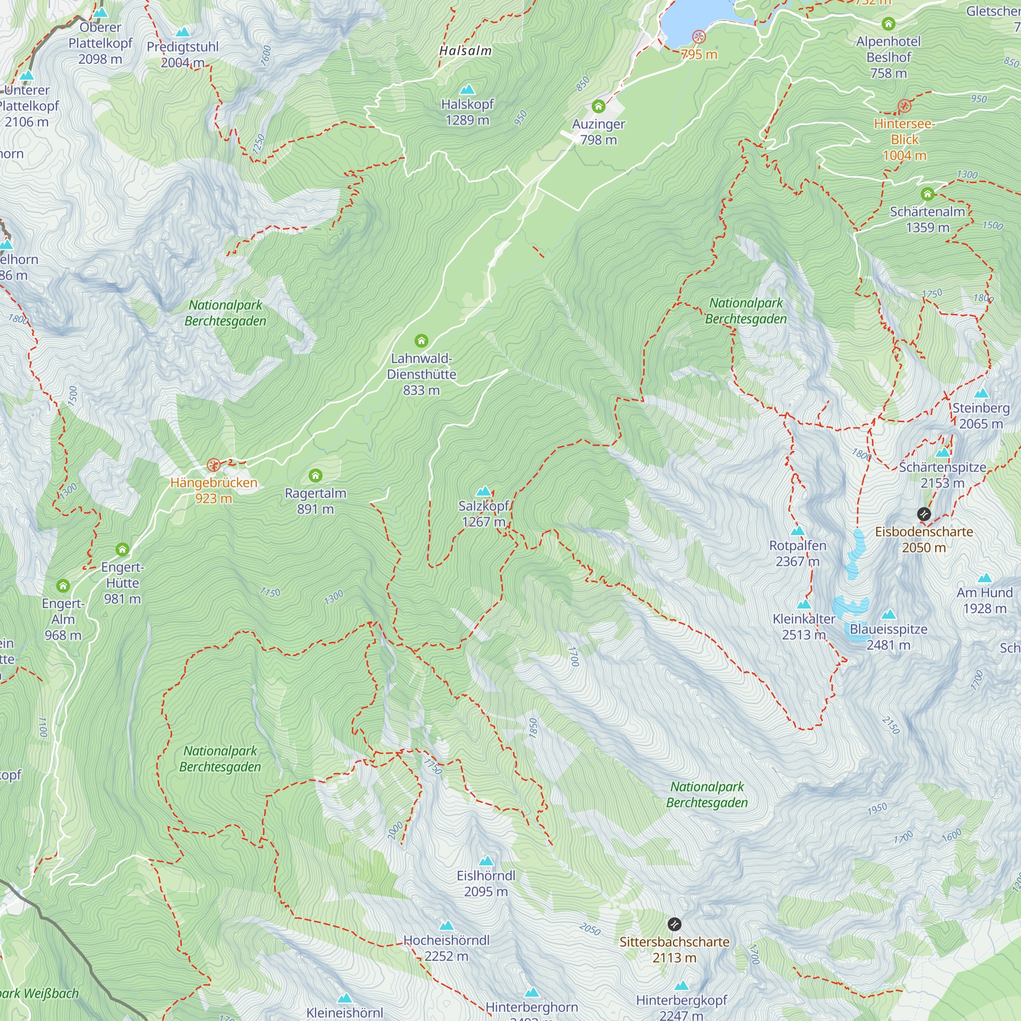 Ofental-Diensthütte map