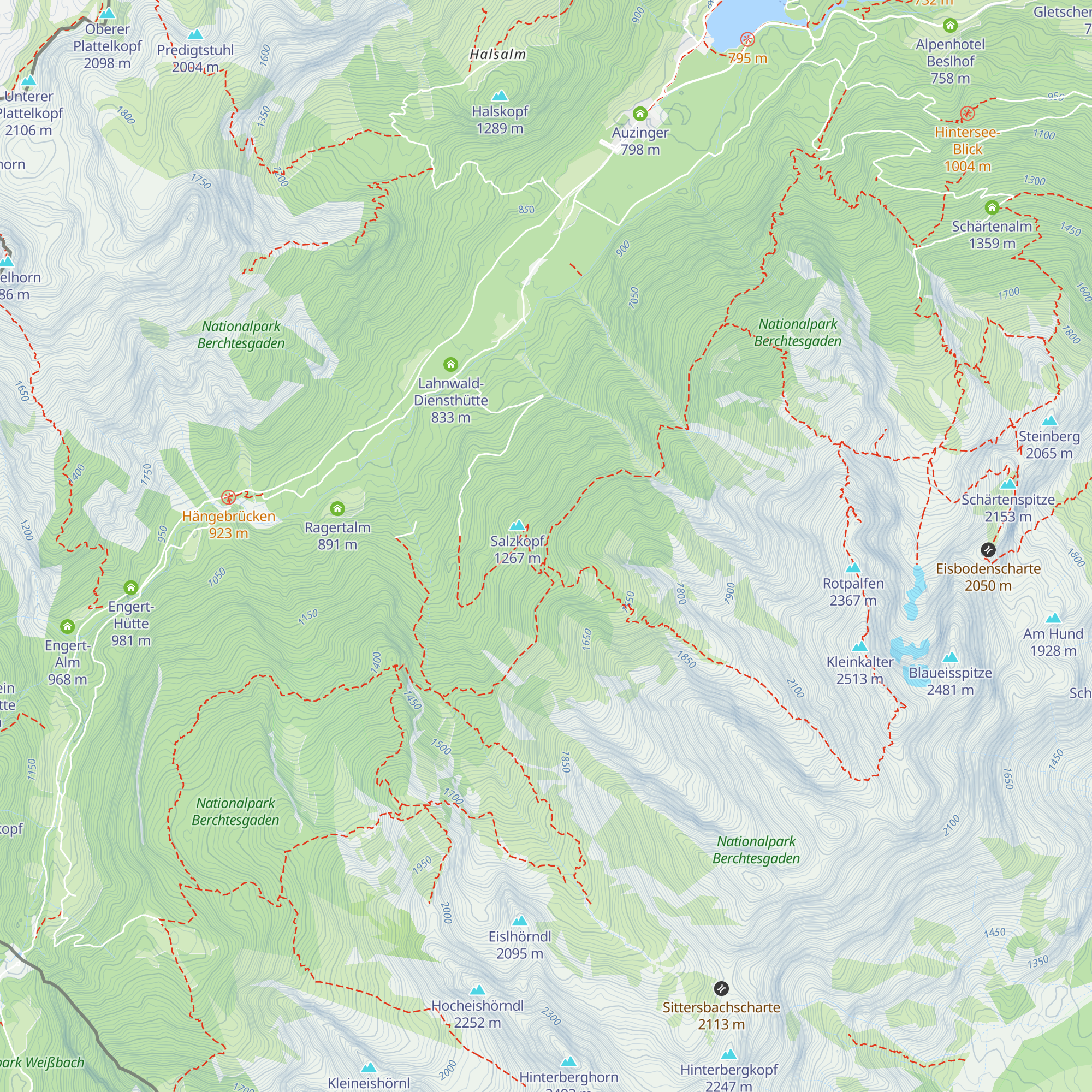 Ofental-Diensthütte map