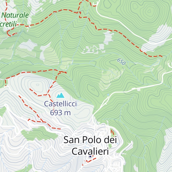 Map of Colle Franchetto