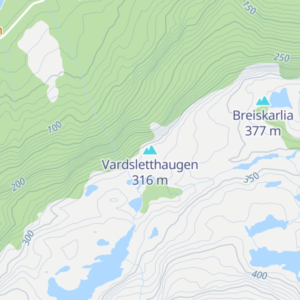 Map of Vardsletthaugen