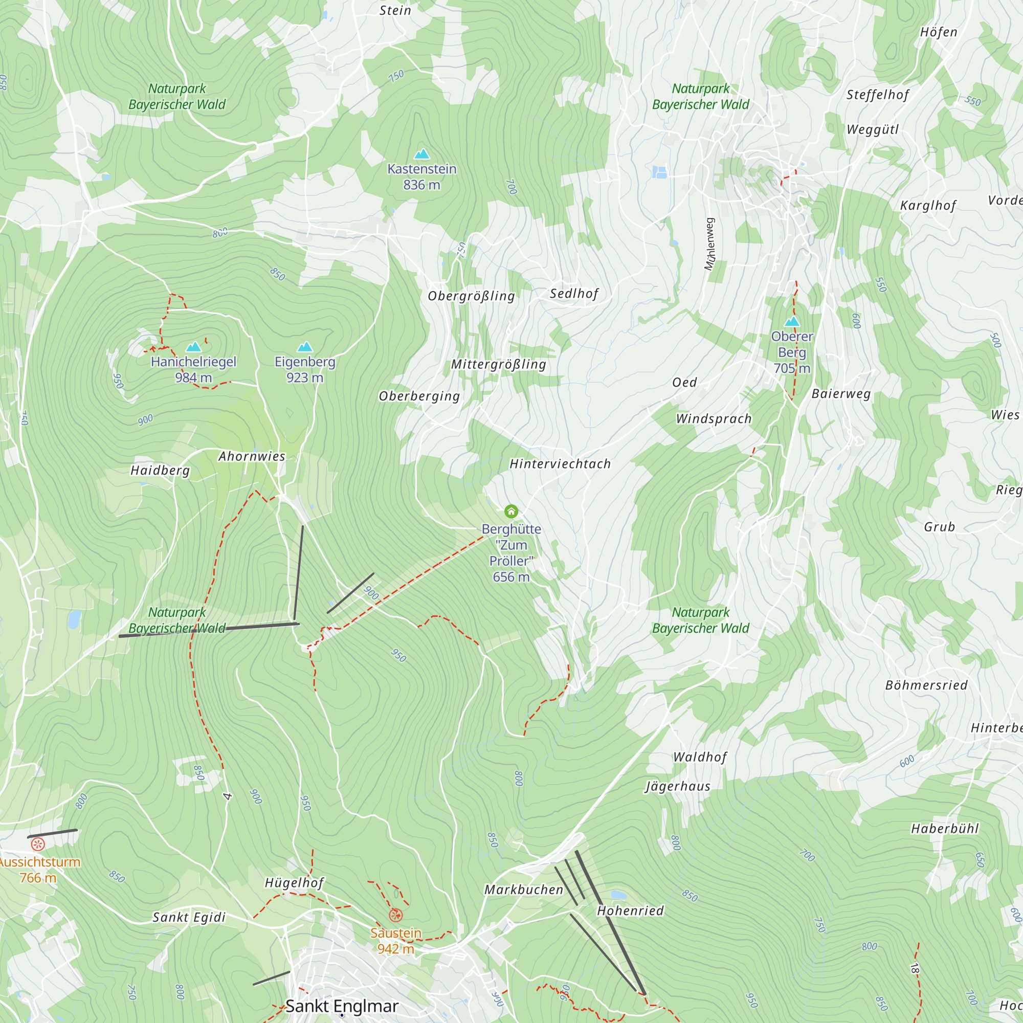 Berghütte "Zum Pröller" map