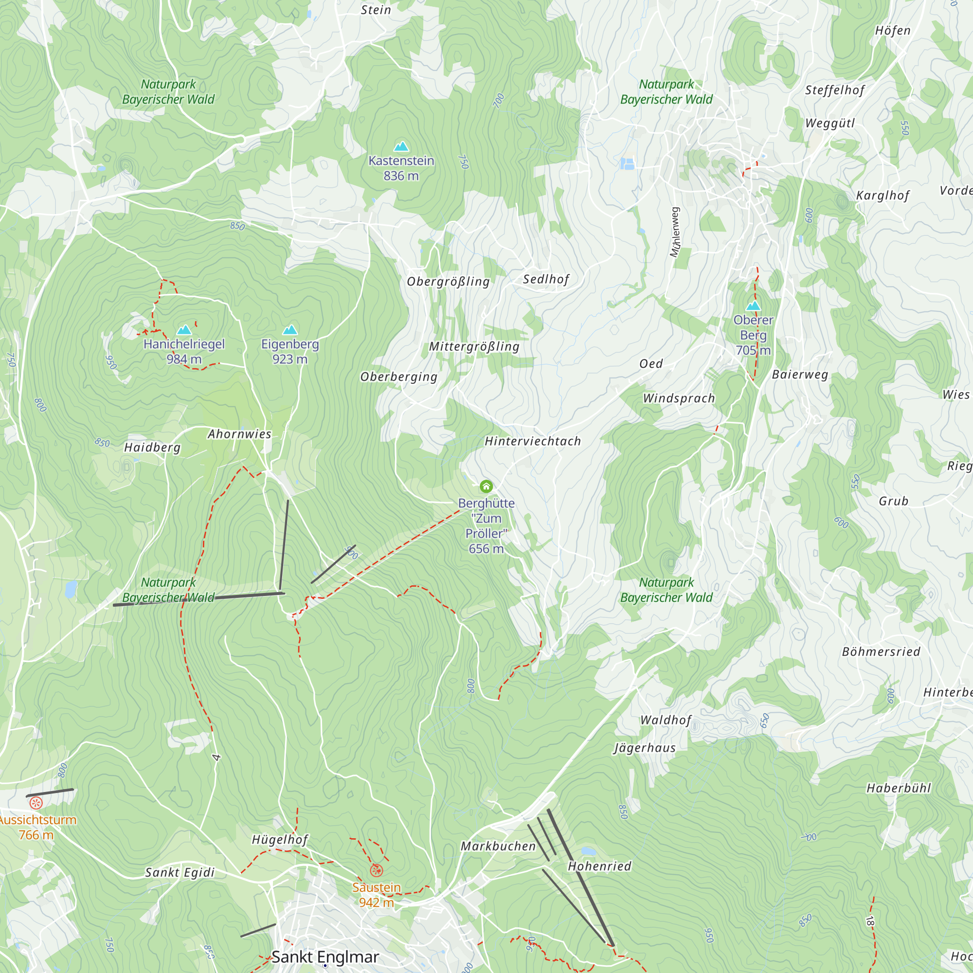Berghütte "Zum Pröller" map