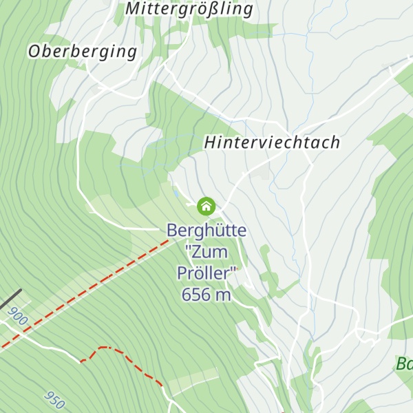 Map of Berghütte "Zum Pröller"