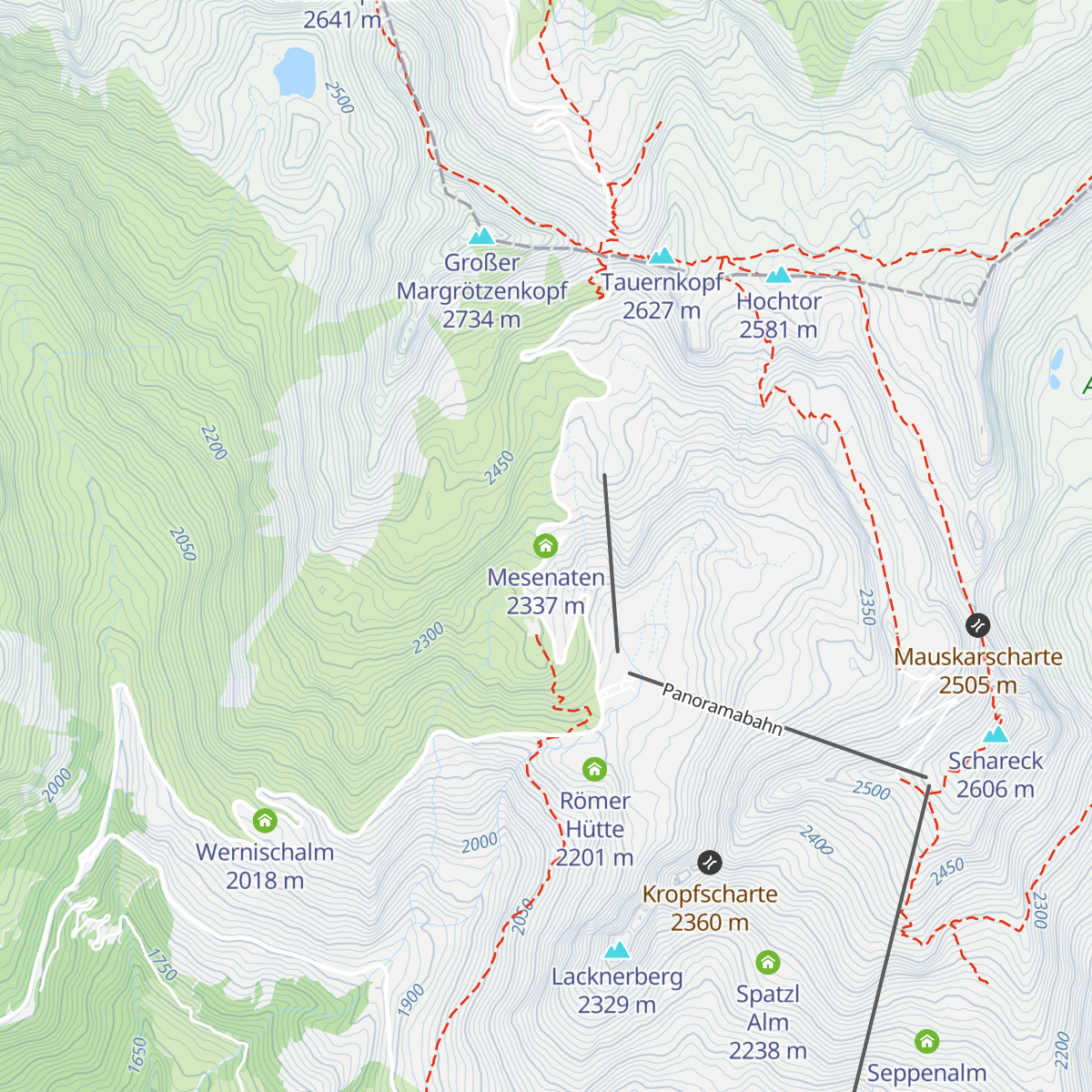 Mesenaten map