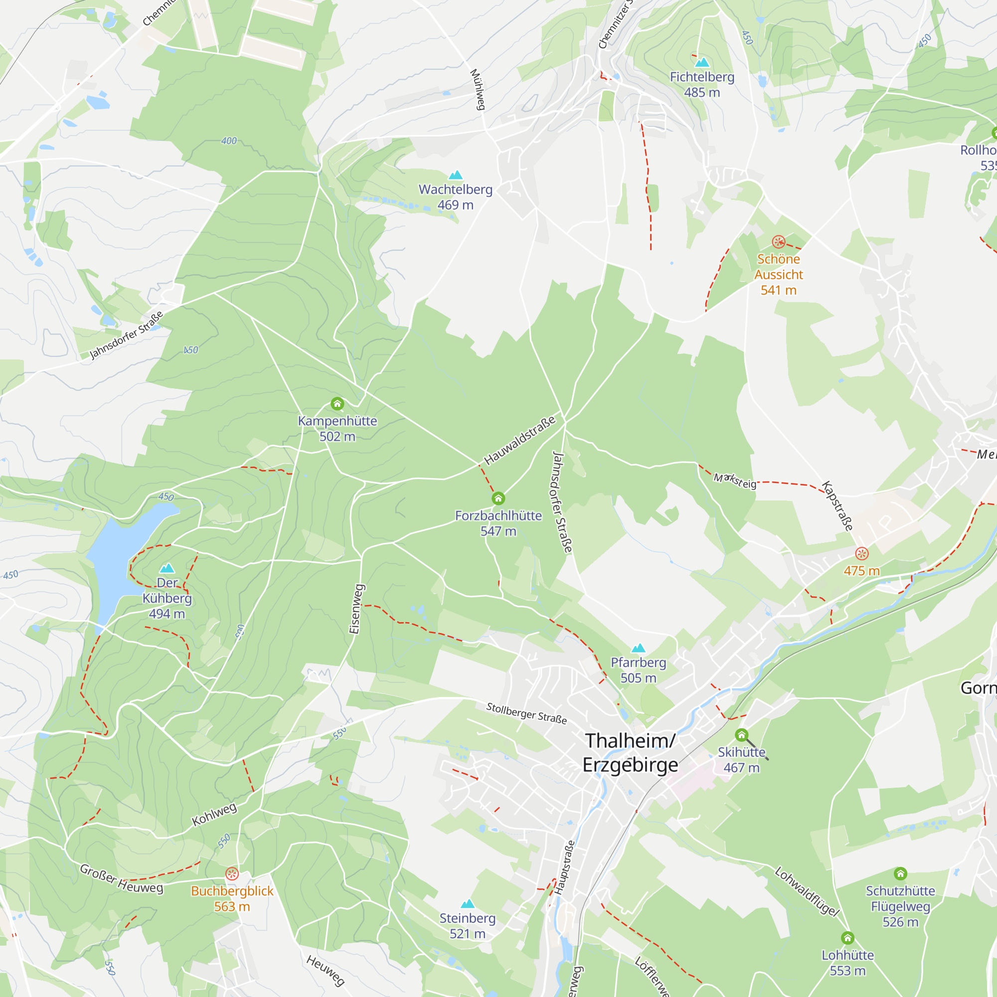 Forzbachlhütte map