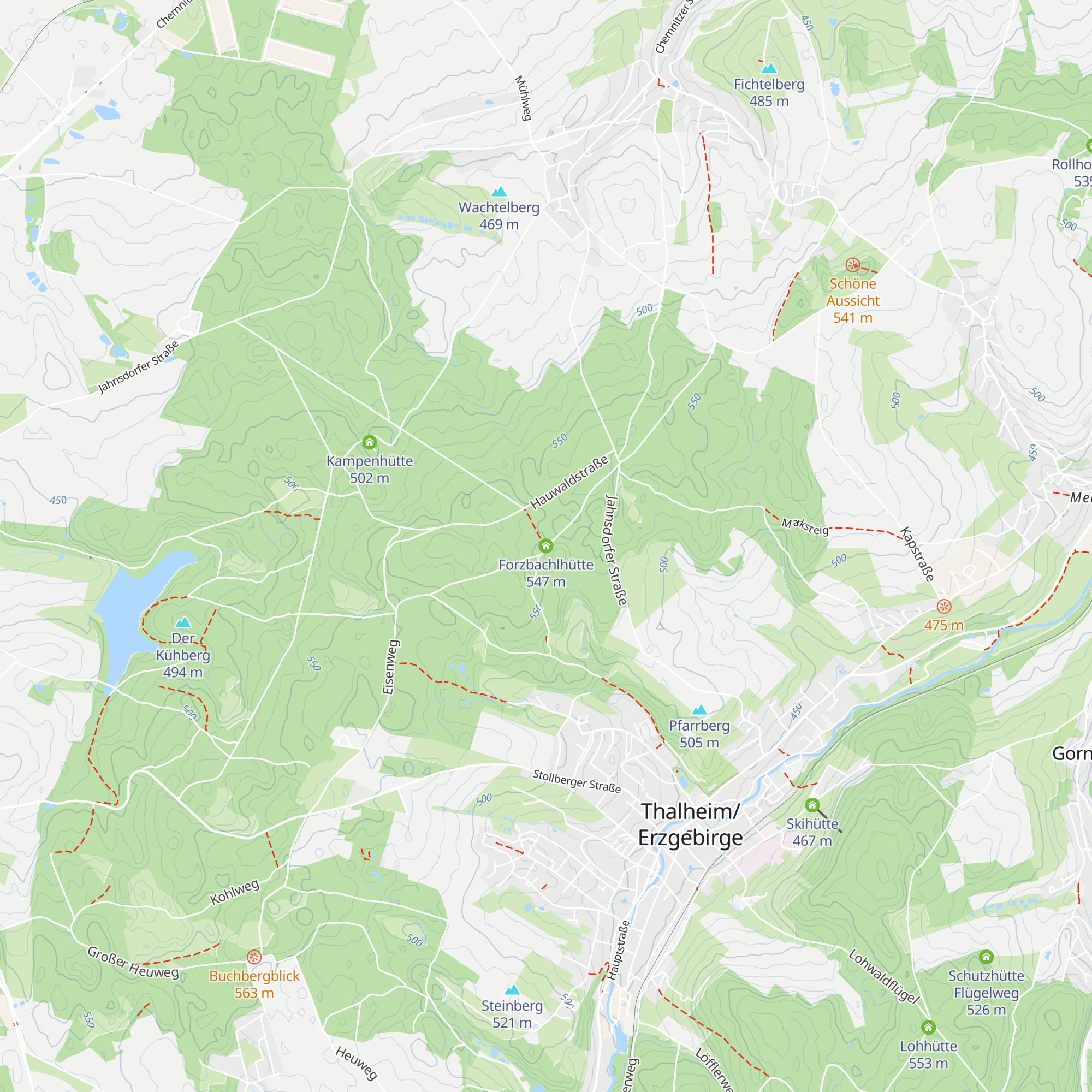 Forzbachlhütte map