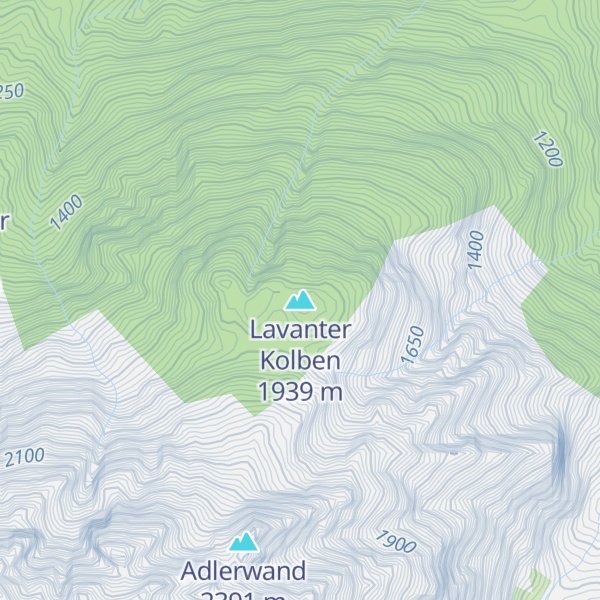 Map of Lavanter Kolben