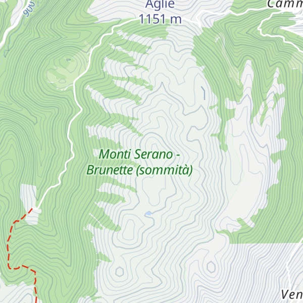 Map of Monte Càmmoro