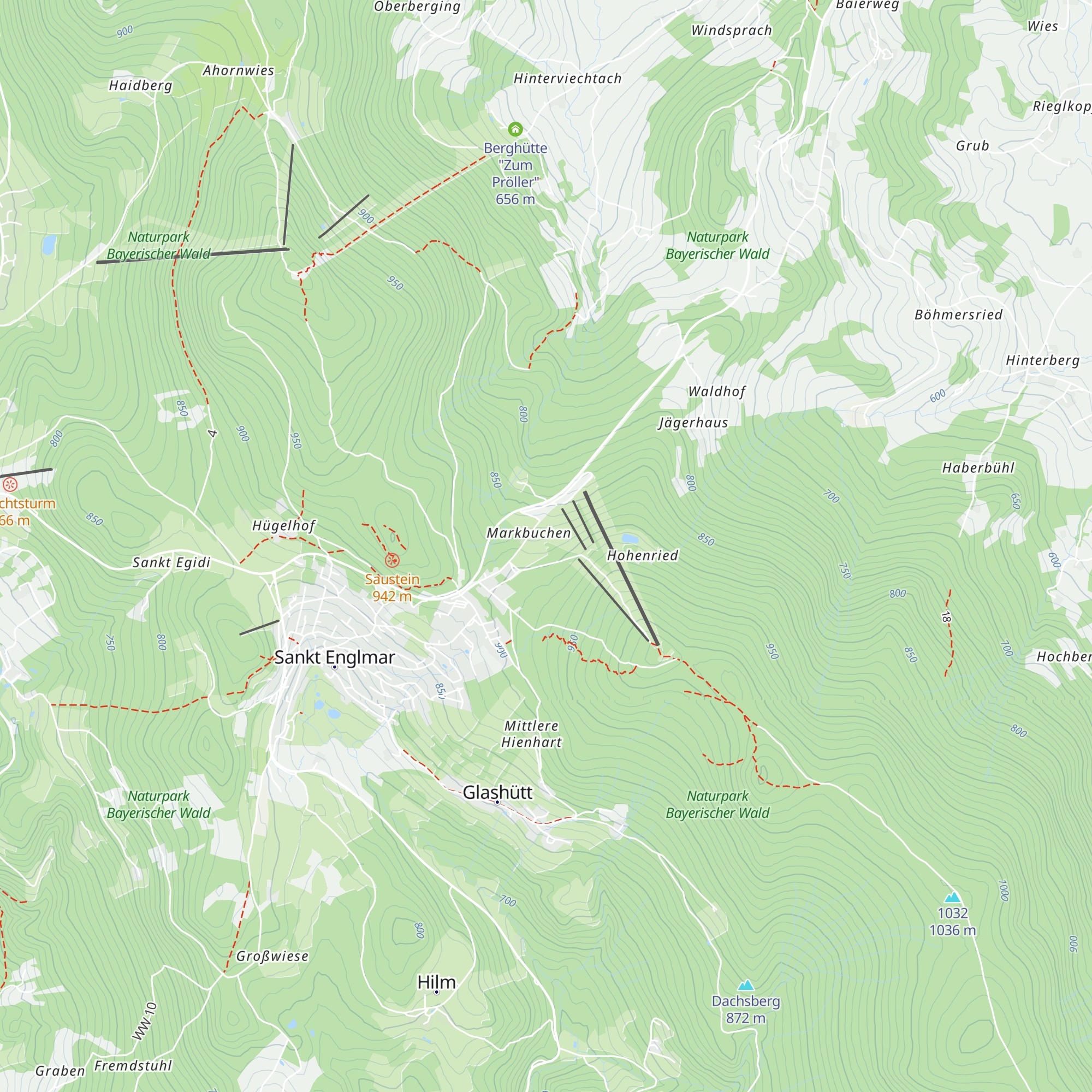 Bergwachthütte map