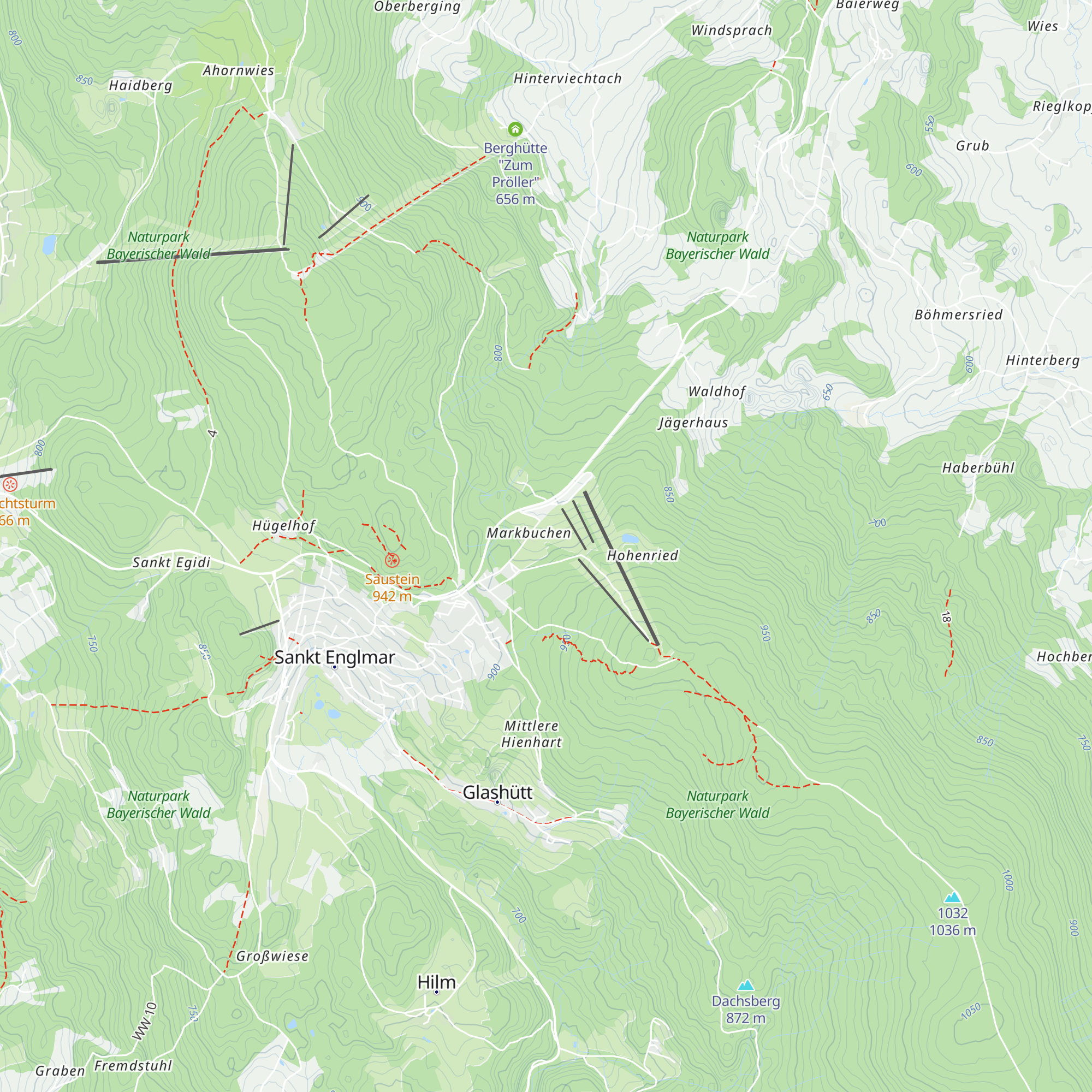 Bergwachthütte map