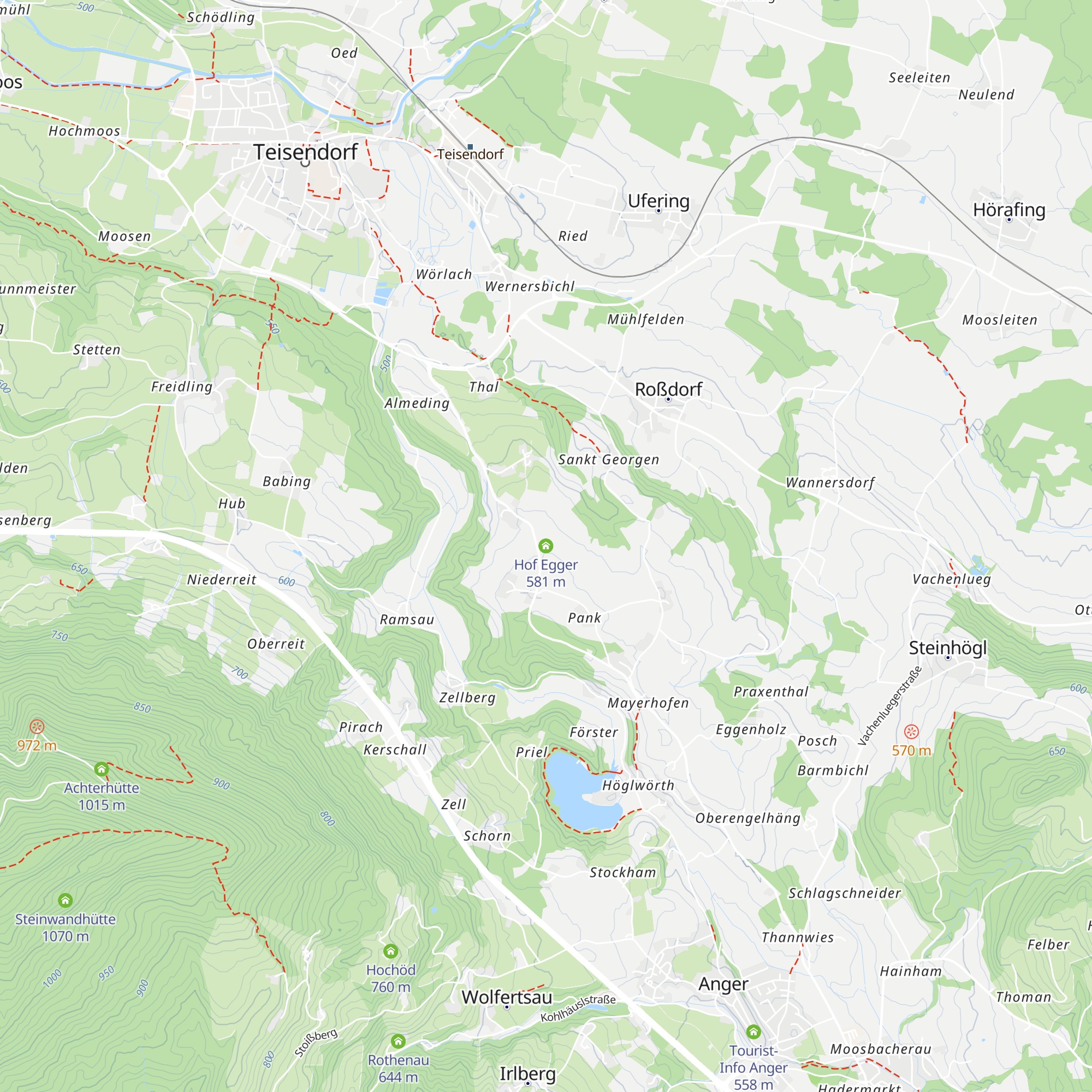 Hof Egger map