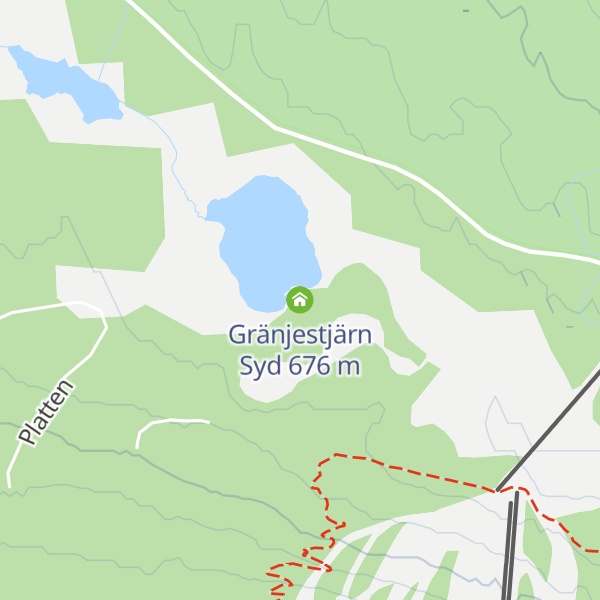 Map of Gränjestjärn Syd