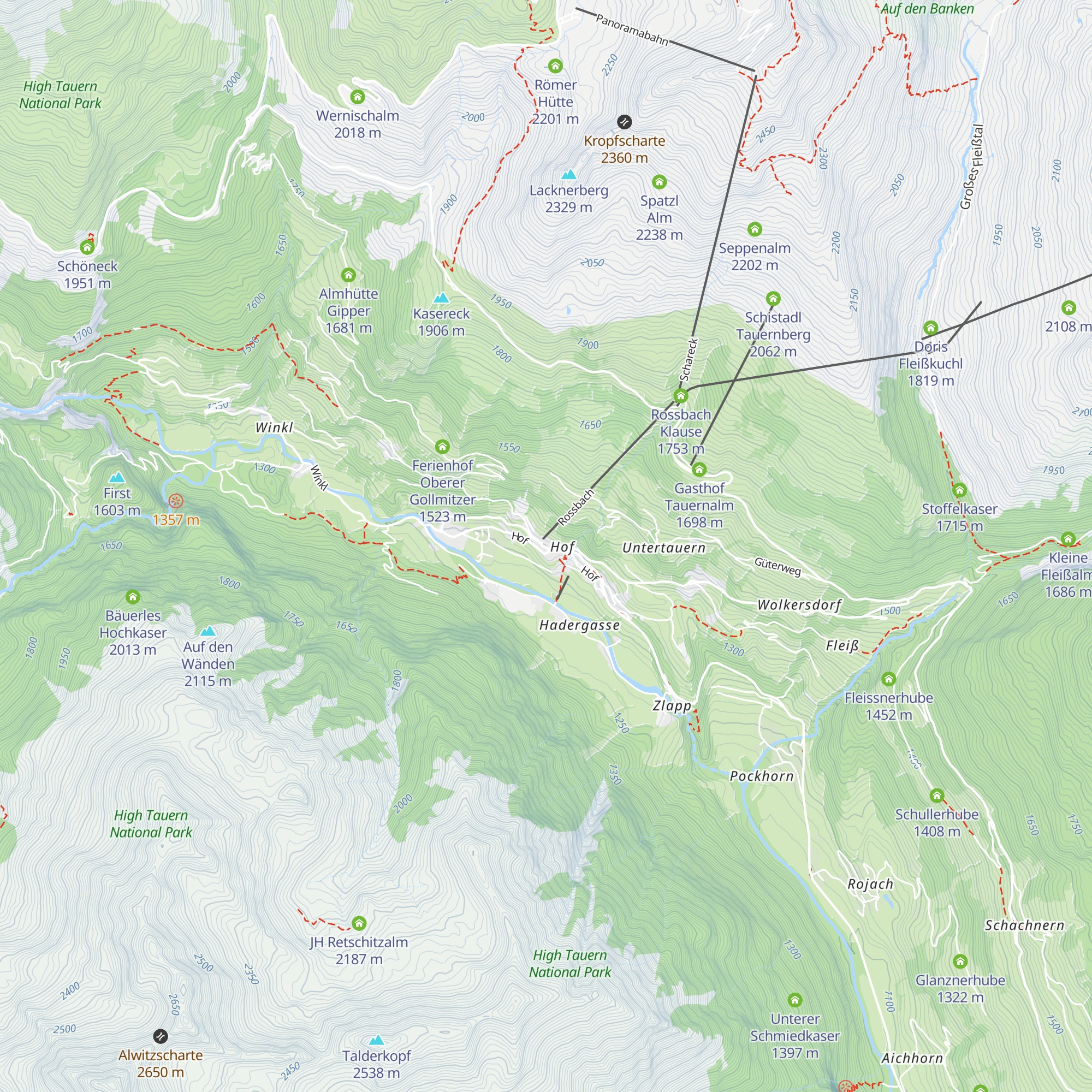 Dorfstüberl map