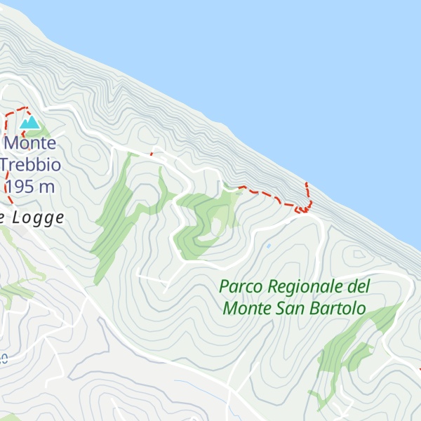 Map of Monte Brisighella