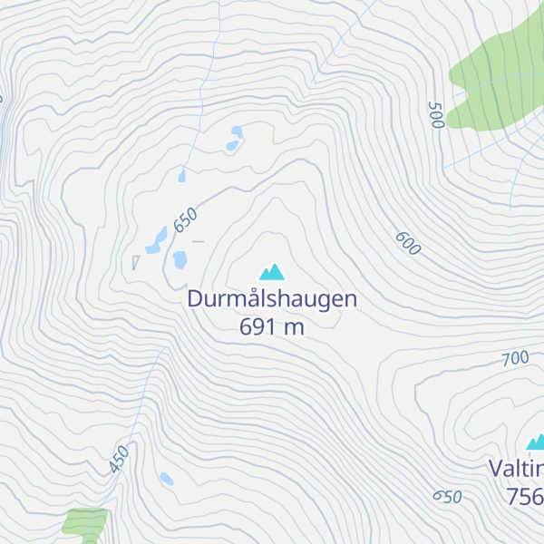 Map of Durmålshaugen