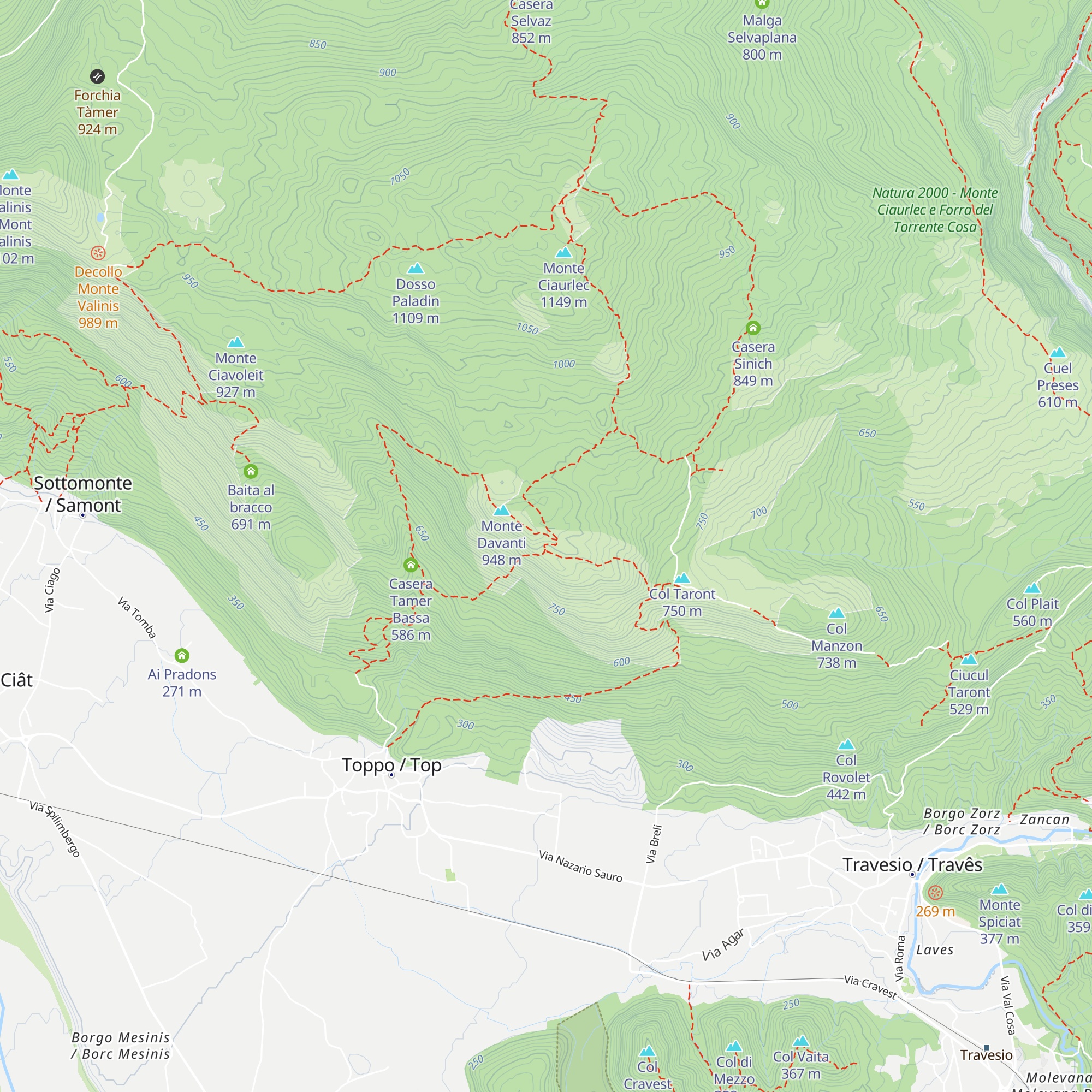 Casera Davass map