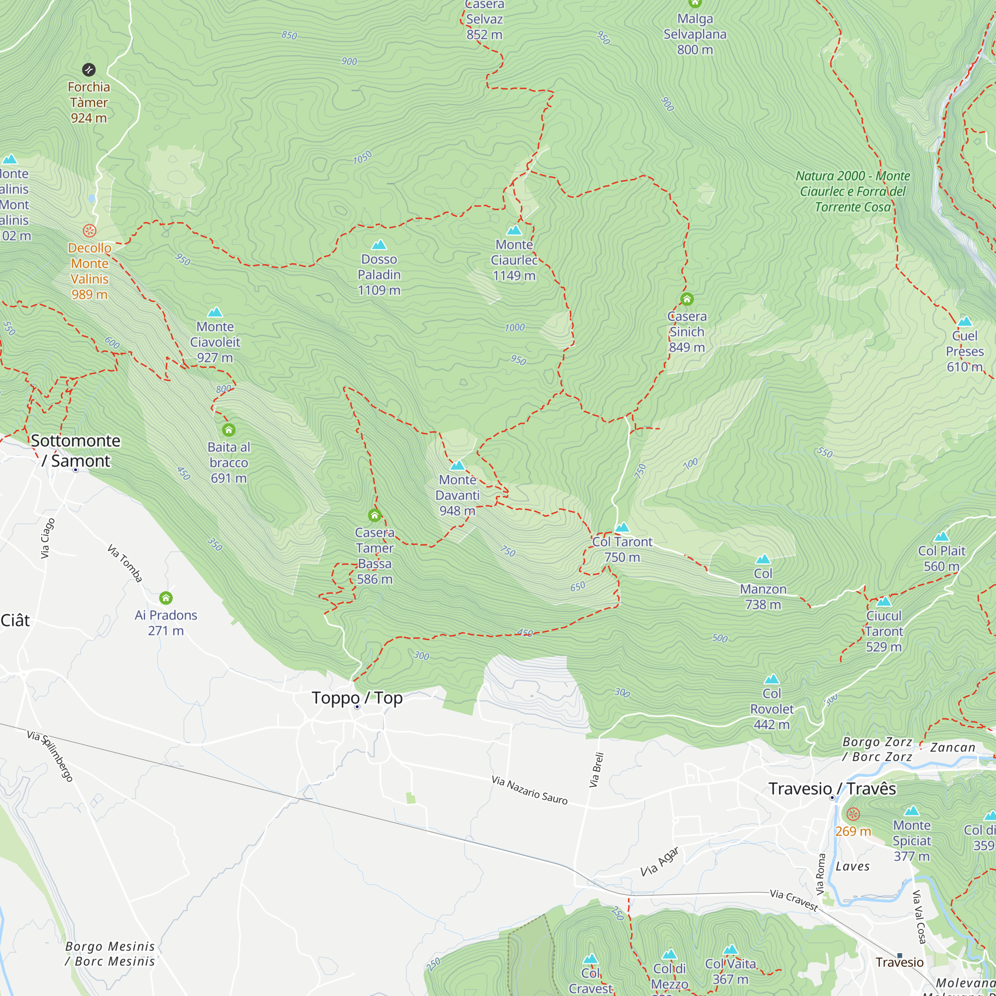 Casera Davass map